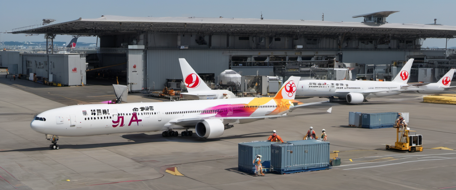 日航5月起在羽田机场让两台中国造人形机器人上停机坪。台面上的故事是「人手不足」，桌面下的剧本叫做2028