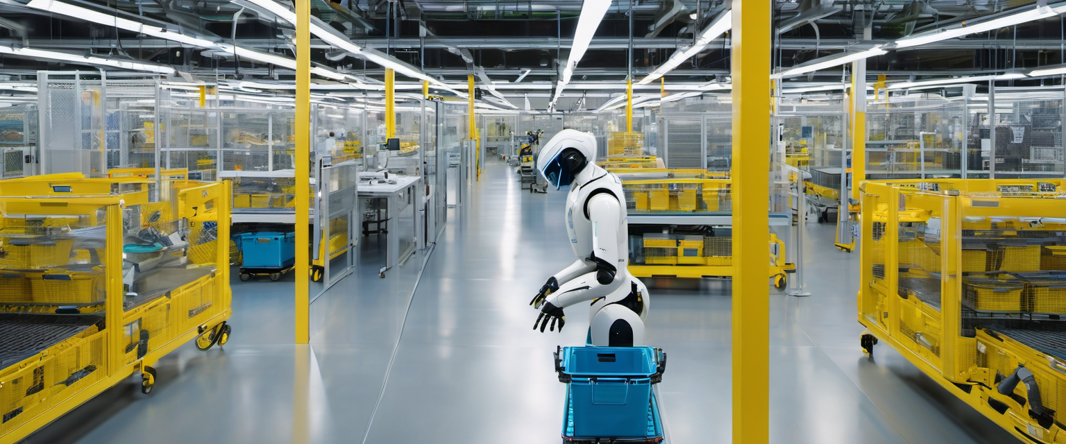 每小时60箱、连班8小时、90%成功率：西门子让一个英国人形机器人把工厂物流跑了一遍